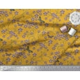 thumbnail image 2 of Soimoi Rayon Fabric Insect,Leaves & Flower Floral Decor Fabric Printed Yard 42 Inch Wide, 2 of 3