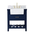 thumbnail image 3 of Elegant Decor Clement 30" MDF Single Bathroom Vanity with Backsplash in Blue, 3 of 8