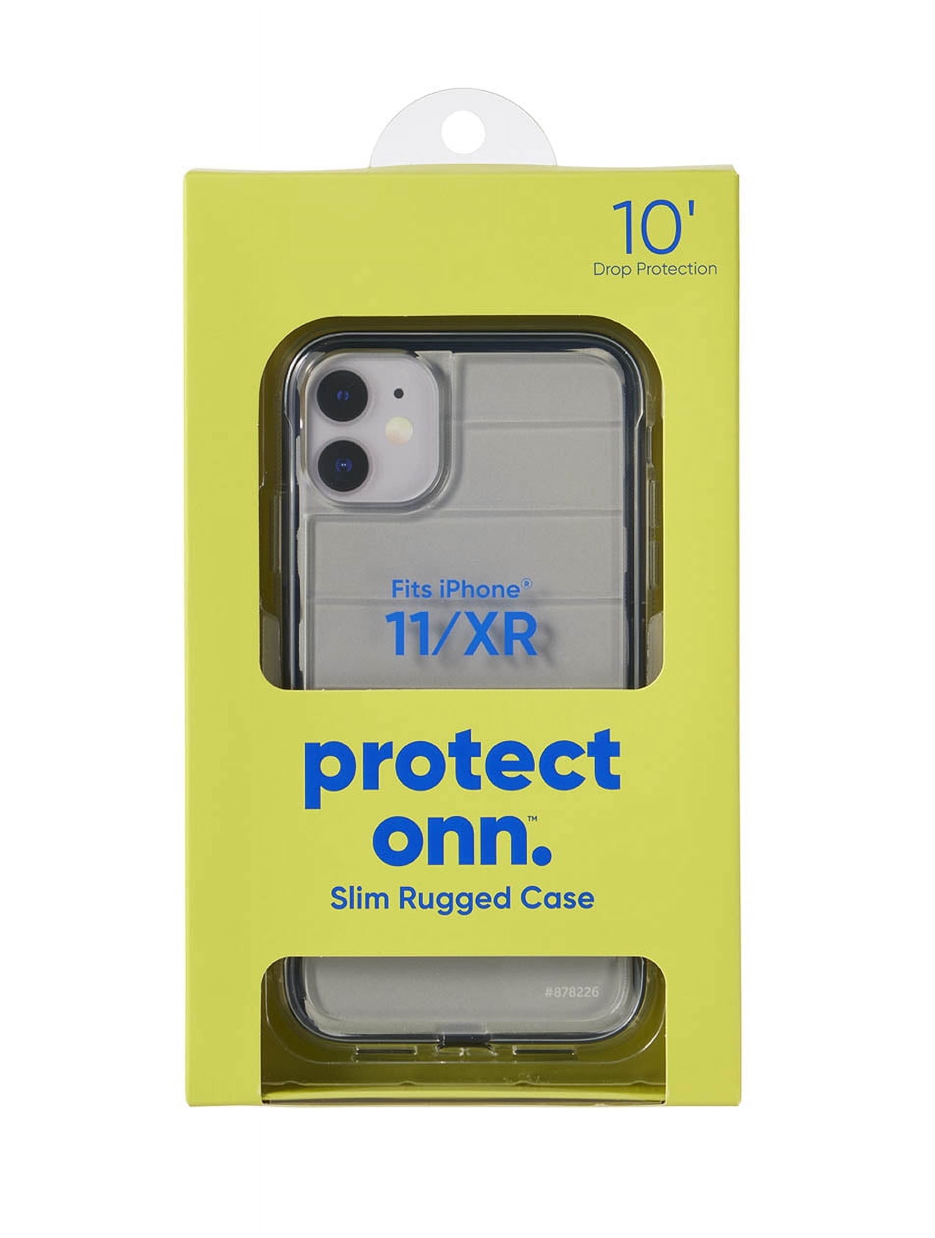 Onn Walmart Cases For Iphone 11 Onn+ Rugged Phone Case For IPhone 11 XR  Black, 15-