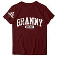 thumbnail image 1 of Blouses pour Femmes, Mode Féminine Hauts Imprimés Manches Courtes Blouse Amusante Col Rond T-Shirt Hauts, 1 of 3