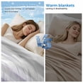 thumbnail image 2 of Purple Gray White Cooling Blanket,Lightweight Breathable Summer Throw Blanket with Double Sided Cold Effect,Retro Country Abstract Mottled Texture Picnic Blankets Bed Sheet for Hot Sleepers 60"x80", 2 of 8