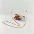 thumbnail image 3 of Bolso transparente de gelatina a la moda, bolso diagonal con remache de cadena, bolso para teléfono móvil, bolso diagonal Sincero Electrónica, 3 of 5