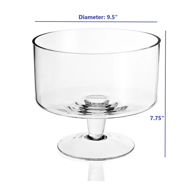 9 Mouth Blown Trifle Glass Bowl 9 Mouth Blown Trifle Glass Bowl