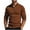 Brown Knit Sweaters for Men, variant on WAENQINLA Men's Quarter Zip Sweaters Slim Fit V Neck Casual Ribbed Knitted Pullover Tops Fall Winter Lightweight Golf Shirts Black XXL