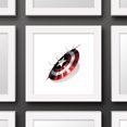 thumbnail image 4 of Gallery Pops Marvel Comics Avengers - Captain America Shield Wall Break Wall Art, White Framed Version, 12" x 12", 4 of 5