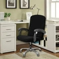 thumbnail image 2 of Waterproof Office Chair Cover, Computer Office Chair Covers Water-Repellent Universal Boss Chair Covers Modern Simplism Style High Back Chair Slipcover (Black, Small), 2 of 7