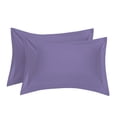 thumbnail image 1 of PiccoCasa 2Pcs Fundas de Almohada de Algodón para Cama, Lavanda No Estándar, 1 of 7