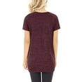 thumbnail image 3 of Birdeem T-Shirt Mode Femme Col en V Manches Courtes Blouse Ample, 3 of 12