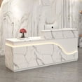 thumbnail image 2 of Pulpit Lectern Reception Desk Office Restaurant Tables Luxurious Pulpitos White Desk Bar Podium Stand Kassentisch Shop Furniture My Lux Decor Round, 2 of 34