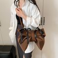 thumbnail image 6 of Super Cool Bow Crossbody Bag Nylon Solid Shoulder Bag Personality Crossbody Bag Fashion Aesthetic Handbags for Women, 6 of 7