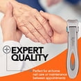 thumbnail image 4 of Kohm CP-120L 5mm Heavy Duty, Wide Jaw Clippers for Thick or Tough Fingernails, Large Toenails for Men, Seniors, Adults, 4 of 9