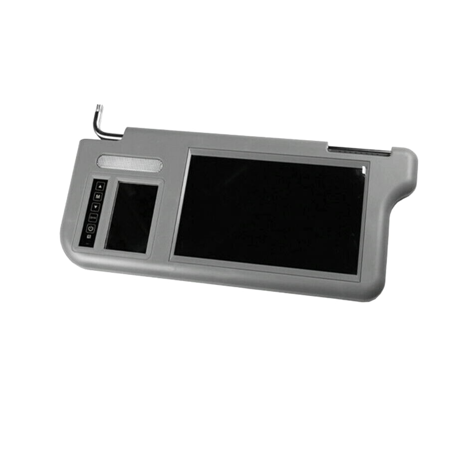 Sun Visor Etase 7 Inch Car Sunvisor Interior Rear View Mirror Screen LCD Monitor DVD/VCD/GPS/TV Player Rear Camera Left 