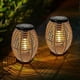 thumbnail image 1 of Outdoor Solar Lanterns - 2 Pieces Weatherproof Rattan Solar Lanterns, IP44 Solar Pendant Lights/Perch Lights for Patio Terrace Dining Table Garden Bal, 1 of 5