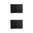 thumbnail image 4 of Sidaley Caja de servilletas para parasol de coche, reposabrazos de cuero PU, soporte de papel, caja de pañuelos, negro Negro 2piezas, 4 of 6