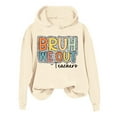thumbnail image 1 of VBARHMQRT Couverture Chandail à Capuchon 2024 Automne et Hiver Sweat à Capuche pour Femmes avec Imprimé Lettre, 1 of 2