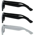thumbnail image 3 of OWL Retro Square Sunglasses Womens Mens UV400 Protection Trendy Sun Glasses (3 Pack), 3 of 5