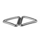 thumbnail image 3 of Conectores De Anillos Triangulares Cerrados perfecl Para Correa de Maleta de 19 Mm gris negro, 3 of 7
