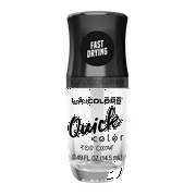 L.A. Colors Quick Color Fast Drying Polish, Clear, 0.49 fl oz