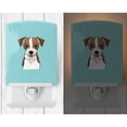 thumbnail image 2 of Caroline's Treasures BB1140CNL Checkerboard Blue Jack Russell Terrier Ceramic Night Light, 6x4x3", multicolor, 2 of 2