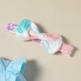 thumbnail image 6 of Baby Girls Romper and Skirt Clothing Sets Easter Rabbit Skirt and Headband, 6 of 11