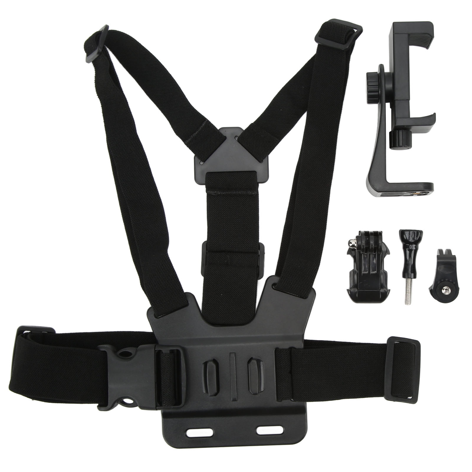 Mobile Phone Chest Strap, Quick Release Chest Mount Harness Strap Detachable Stand With Phone