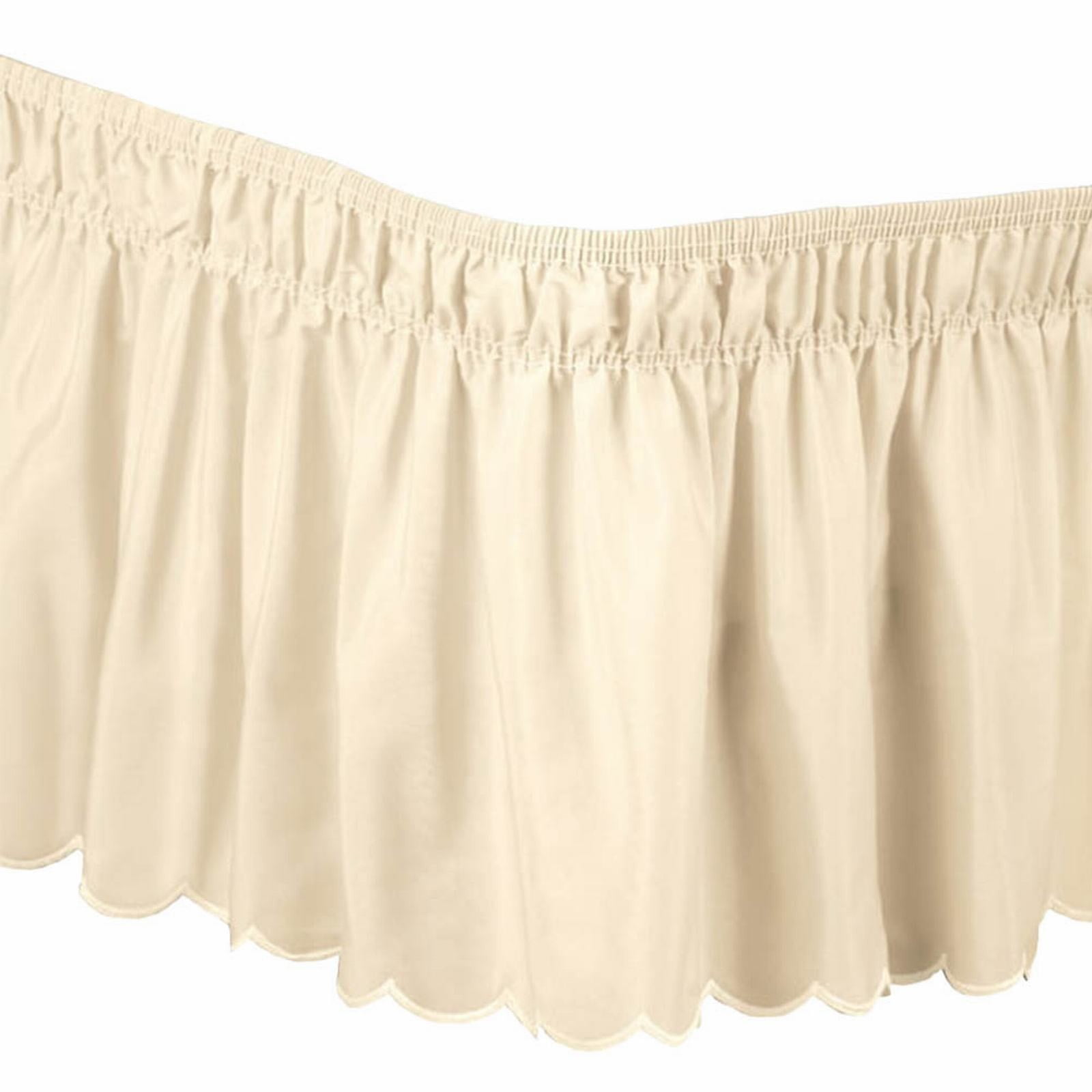 Stretch Recliner Slipcover Scalloped Elastic Bed Wrap Around Easy Fit