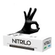 thumbnail image 1 of Guantes Nitrilo Negros Uniseal 100 Pzas, 1 of 5