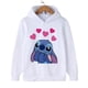 thumbnail image 2 of Sudadera kawaii Stitch Sudadera con capucha Ropa de dibujos animados para niños Niñas Niños Sudadera Lilo y Stitch Sudadera con capucha Manga Bebé Top informal, 2 of 5