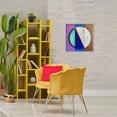 thumbnail image 3 of Stupell Industries Structured Blue & Purple Circle Canvas Wall Art, design by Matthew Finger, 3 of 8