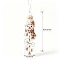 thumbnail image 6 of Christmas Snowman Acrylic Ornament, Cute Spiral Pendant, Christmas Hanging Decor Perfect for Doors, Christmas Trees, Windows, 6 of 6