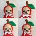 thumbnail image 4 of Ropa para mascotas Perros Sudadera con capucha Sudadera con forma de fruta Ropa para clima frío Traje para cachorros y gatos, 4 of 5