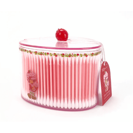 Celavi x Strawberry Shortcake 500Pc Cotton Swab With Jar