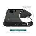 thumbnail image 4 of onn. Samsung Galaxy S25 Ultra Rugged Phone Case with Built-in Kickstand & Smartport Protection, Clear/Black, 4 of 5