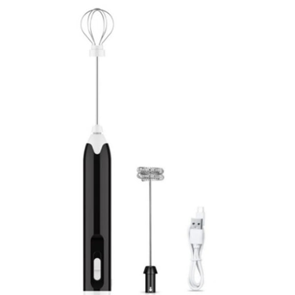 Electric Blender Mixer Milk Frother Egg Beater Coffee Milk Drink Juice Food Whisk Stirrer USB Rechargeable Hand Blender