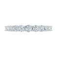 thumbnail image 3 of 1 Carat Diamond Wedding Band Ring in 14K White Gold (Ring Size 10) - IGI Certified, 3 of 4
