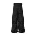 thumbnail image 1 of Y2k High Street Flared Cargo Multi Pocket Detachable Workwear Pants for Men and Women Solid Ropa Hombre Overalls Oversized, 1 of 4