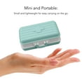 thumbnail image 4 of Mini Medicine Box With 6 Compartments, Luggage Design, Tight Sealing Plastic Container, Portable And Secure For Pocket Travel, 4 of 8