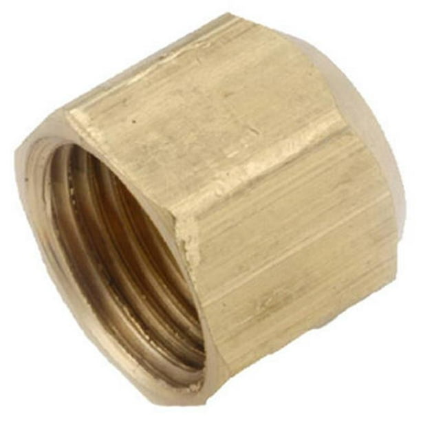 Pipe Fittings, Flare Cap, Leadfree Brass, 3/8", Anderson, 75404006