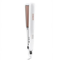 Conair Double Ceramic Flat Iron, 1.25-inch, Straighten and smooth hair, Rose Gold CS225