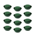thumbnail image 5 of Kit de 12 arreglos florales redondos de alta absorción de agua en un solo recipiente para centro de mesa, boda, pasillo, flores, fiesta (verde), 5 of 5