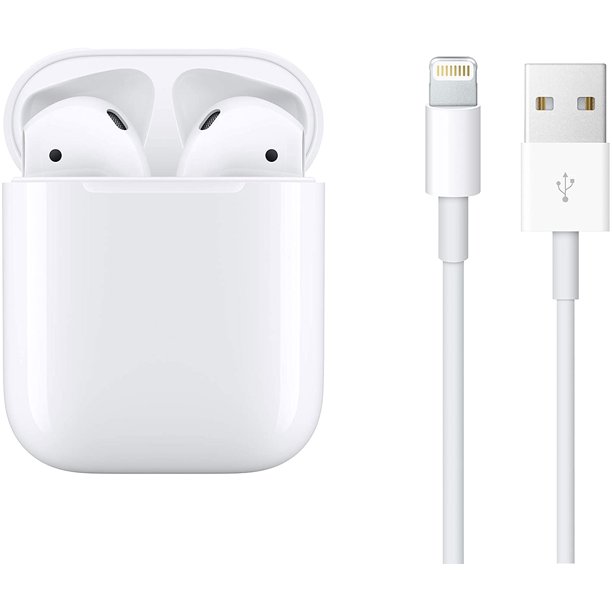 Apple AirPods (2nd Generation) with Charging Case (Wired) - White