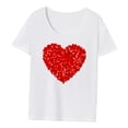 thumbnail image 4 of Camiseta para mujer con cuello redondo, camiseta básica elegante para el trabajo, uso diario, regalo para mujer S, 4 of 8