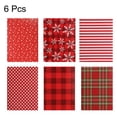 thumbnail image 3 of Uxcell Birthday Wrapping Paper Sheet, Dots, Plaid,Stripe,Star, Snowflake 20 x 28" Gift Paper for Wedding, Parties 6Pcs, 3 of 4