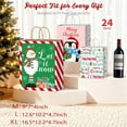 thumbnail image 7 of 24 Pack Kraft Christmas Gift Paper Bags Bulk with Handles, Assorted Sizes Set for Xmas Party Supplies, Wrapping Christmas Holiday Presents(8 Jumbo,8 Large,8 Medium), 7 of 7