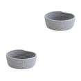 thumbnail image 3 of Inteprter Cestas de almacenamiento de cuerda de algodón útiles Caja organizadora de escritorio tejida Comida Gris 20*20*8 cm/0.16 kg 2Conjunto, 3 of 6