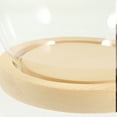 thumbnail image 5 of Water-filled Pedestal Dome Glass Cover Preserved Rose Cloche Elegant, 5 of 6
