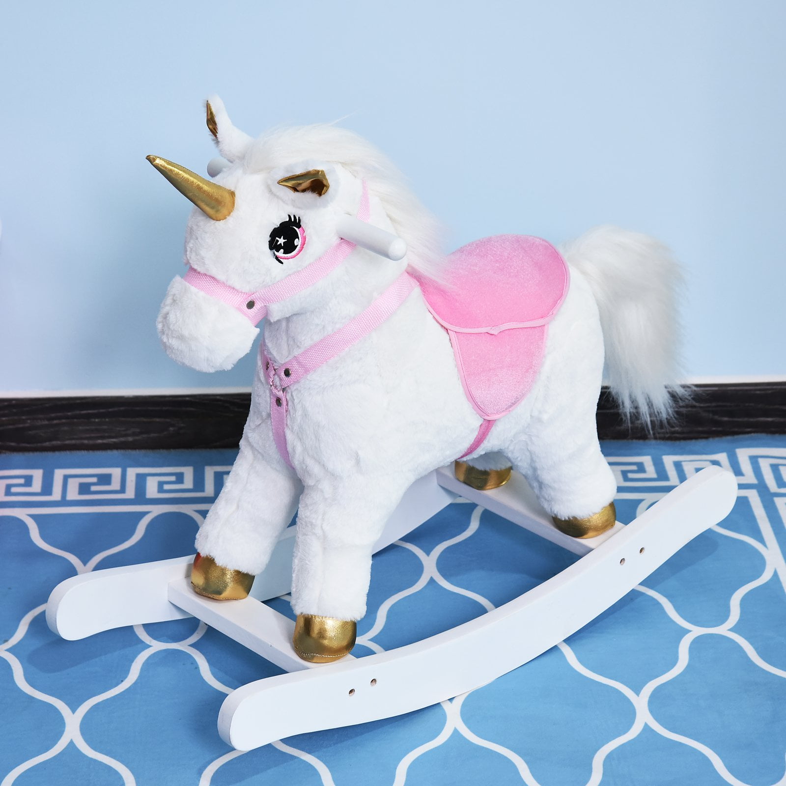 unicorn rocking horse walmart