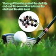 thumbnail image 5 of Uxcell Golf Ferrules, 25 mm Taper Tip Shaft Golf Iron Ferrules Durable CAP Shaft Tip Protector Replacement 6 Pcs & Green & 0.37"-Fitting for Club Repair and Maintenance, 5 of 6