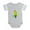 Heather Gray, variant on CafePress - FIN Peach Faced Lovebird - Cute Infant Baby Football Bodysuit