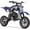 Blue, variant on QEASET 49CC Dirt Bike, Gas Powered Mini Bike, Red